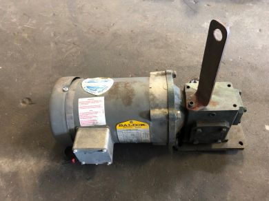 Baldor 3 Phase Motor w/ Flexline Grove Gear