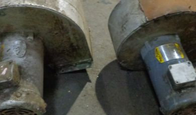 2 SM BLOWERS 3/4 HP BLADOR MOTOR VM3542